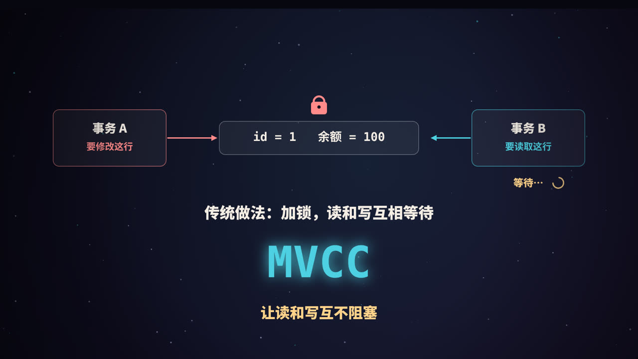 传统加锁：读和写互相等待