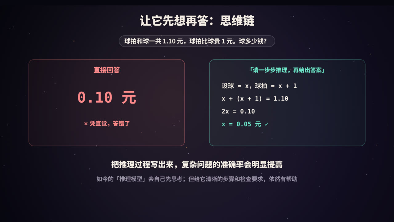 让它一步步推理